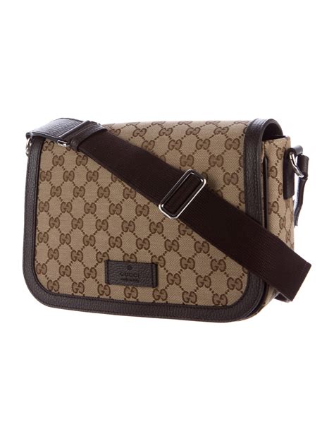 gucci gg canvas crossbody bag